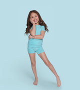 CAPRI BLUE RIB DREAM SHORT SET from DREAM BIG LITTLE CO