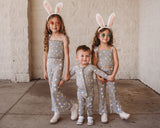 EXCLUSIVE PEEPIN' IT REAL DREAM SMOCKED FLARE SET from DREAM BIG LITTLE CO