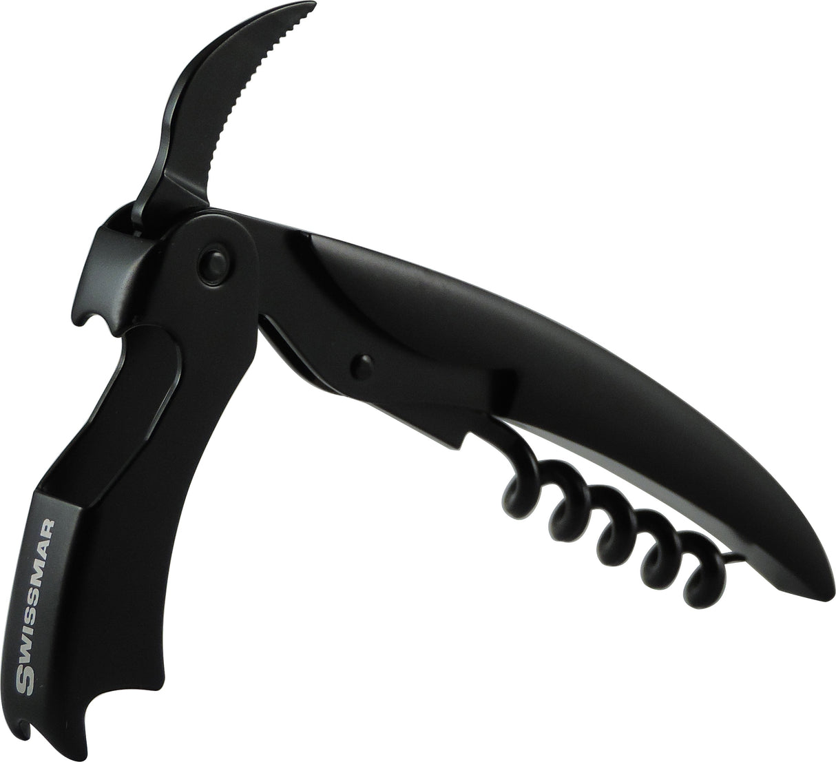 1-Step Corkscrew | Black Stainless Steel | Swissmar from Swissmar INC