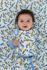RACING TO MY BIRTHDAY DREAM BABY BIB from DREAM BIG LITTLE CO