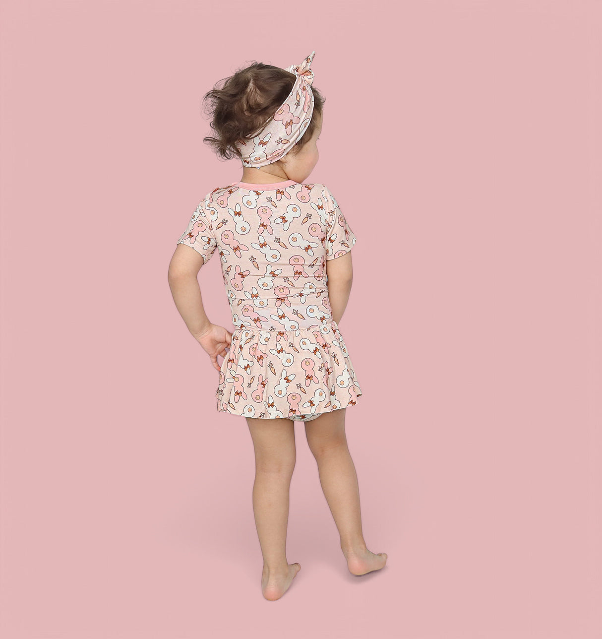 BUNNIES AND BOWS DREAM BODYSUIT DRESS from DREAM BIG LITTLE CO