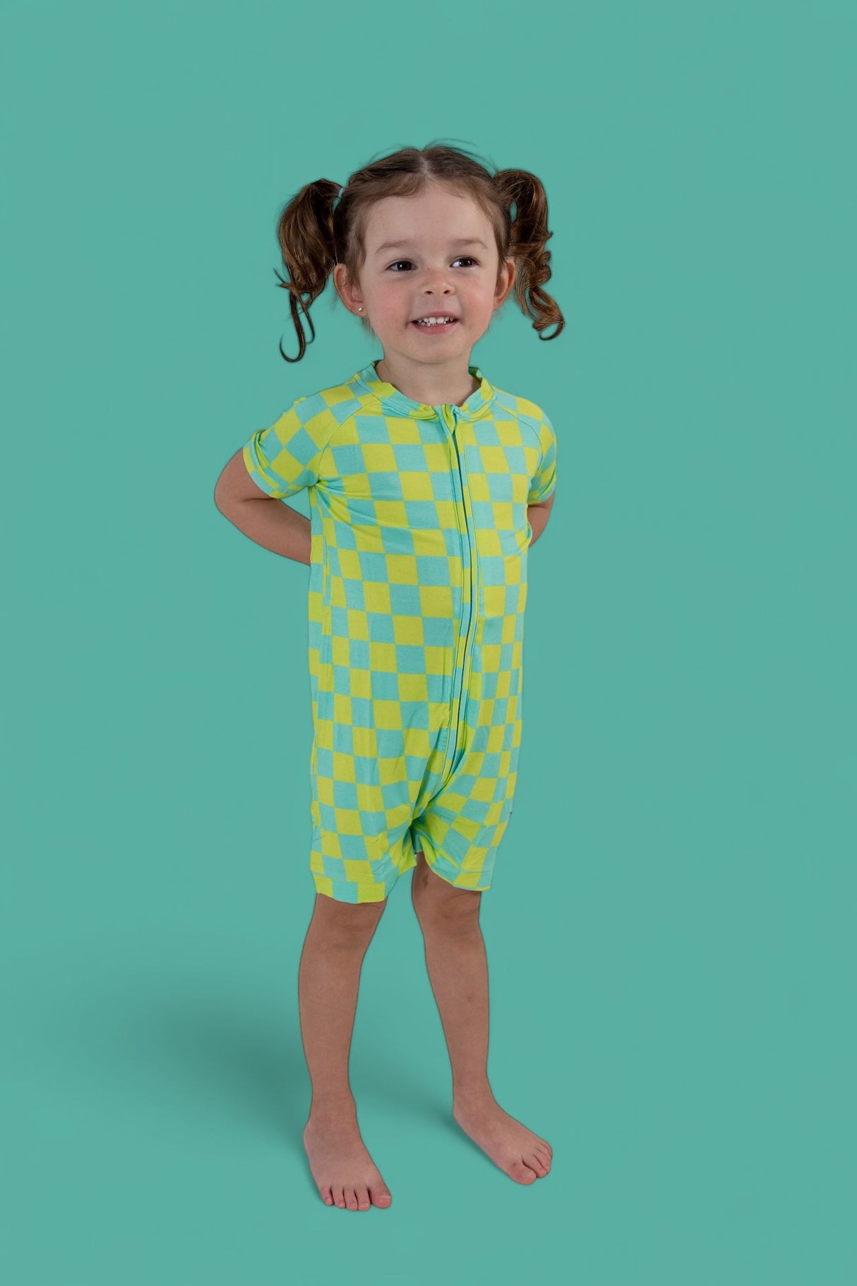 BE BOLD CHECKERS DREAM SHORTIE from DREAM BIG LITTLE CO