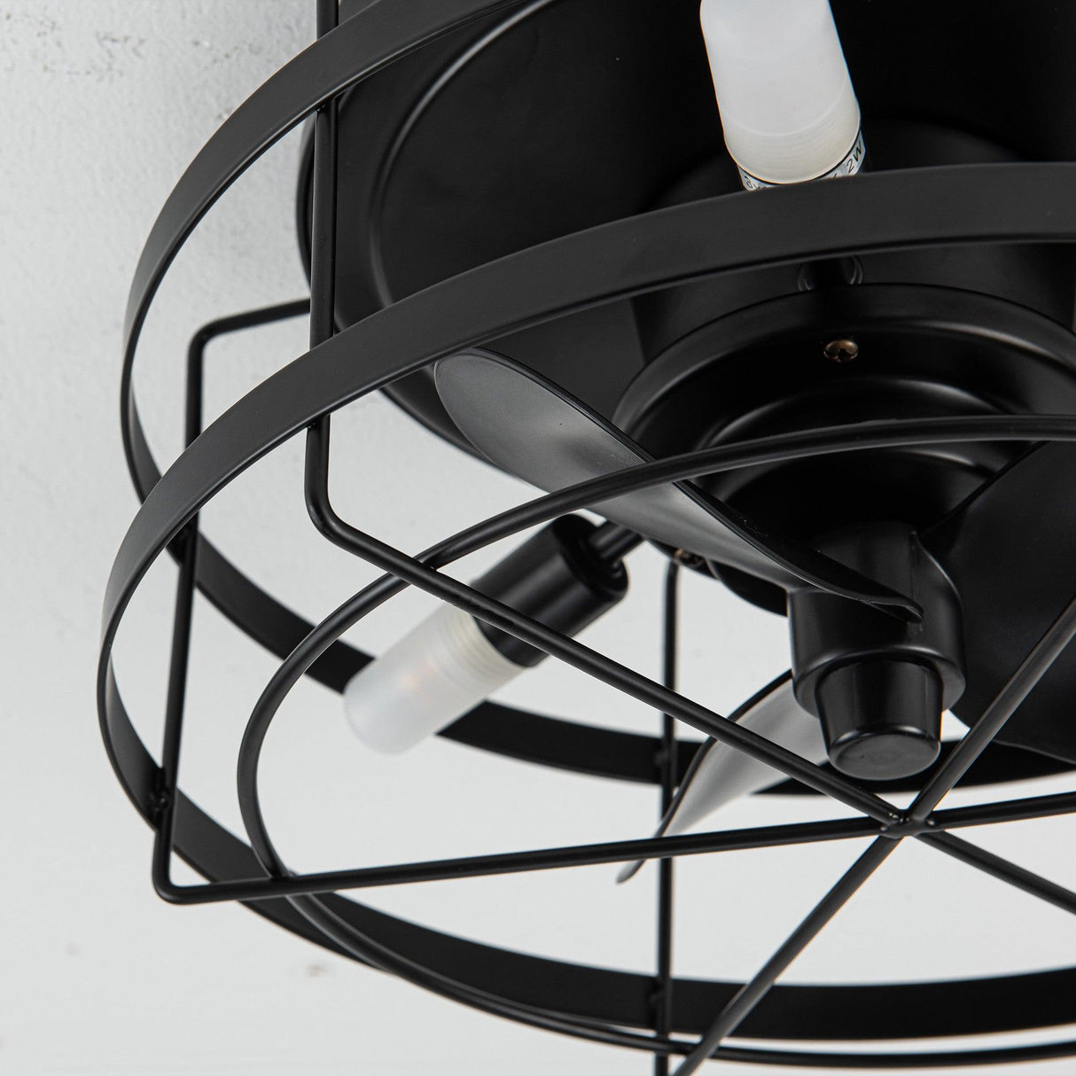 Madurai Farmhouse Flush Mount Reversible Ceiling Fan with Lighting and Remote Control From ParrotUncle