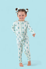BLUE RIBBON BLOOMS DREAM RUFFLE ROMPER from DREAM BIG LITTLE CO