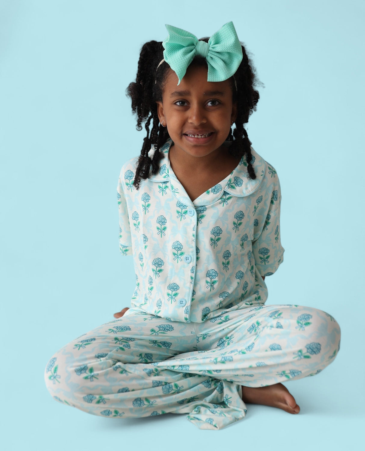 BLUE RIBBON BLOOMS DREAM GIRL'S FLARE SET from DREAM BIG LITTLE CO