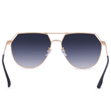 Farrah - Midnight Square Aviator sunglasses from TopFoxx