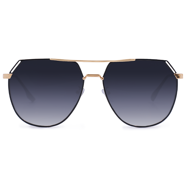Farrah - Midnight Square Aviator sunglasses from TopFoxx