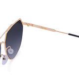 Farrah - Midnight Square Aviator sunglasses from TopFoxx