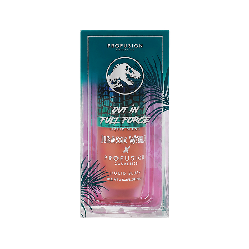 Jurassic World Out In Full Force Liquid Blush Collection from Profusion Cosmetics