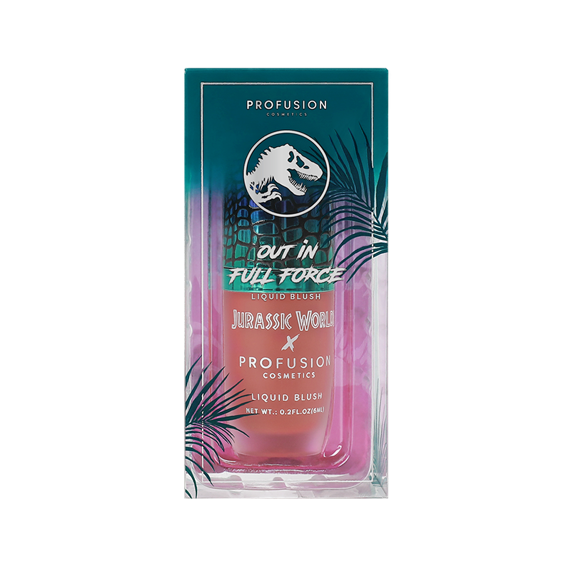 Jurassic World Out In Full Force Liquid Blush Collection from Profusion Cosmetics
