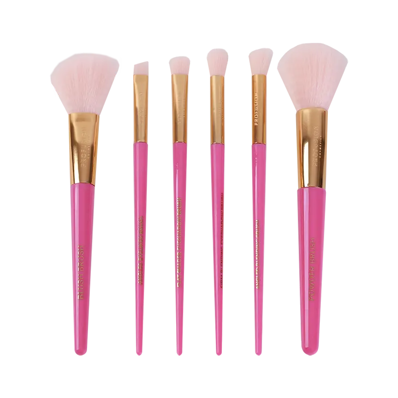 Sweet Holiday | 6-pc Face & Eye Brush Vault from Profusion Cosmetics