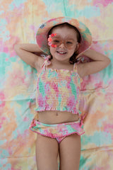RAINBOW CLOUDS DREAM SMOCKED TANKINI TWO PIECE SWIM SUIT from DREAM BIG LITTLE CO