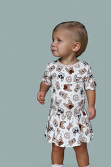EXCLUSIVE PUP CUPS DREAM BODYSUIT DRESS from DREAM BIG LITTLE CO