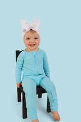 CAPRI BLUE RIB DREAM ROMPER from DREAM BIG LITTLE CO