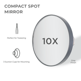 Compact Mirror with Magnification & Suction Cup from Zadro