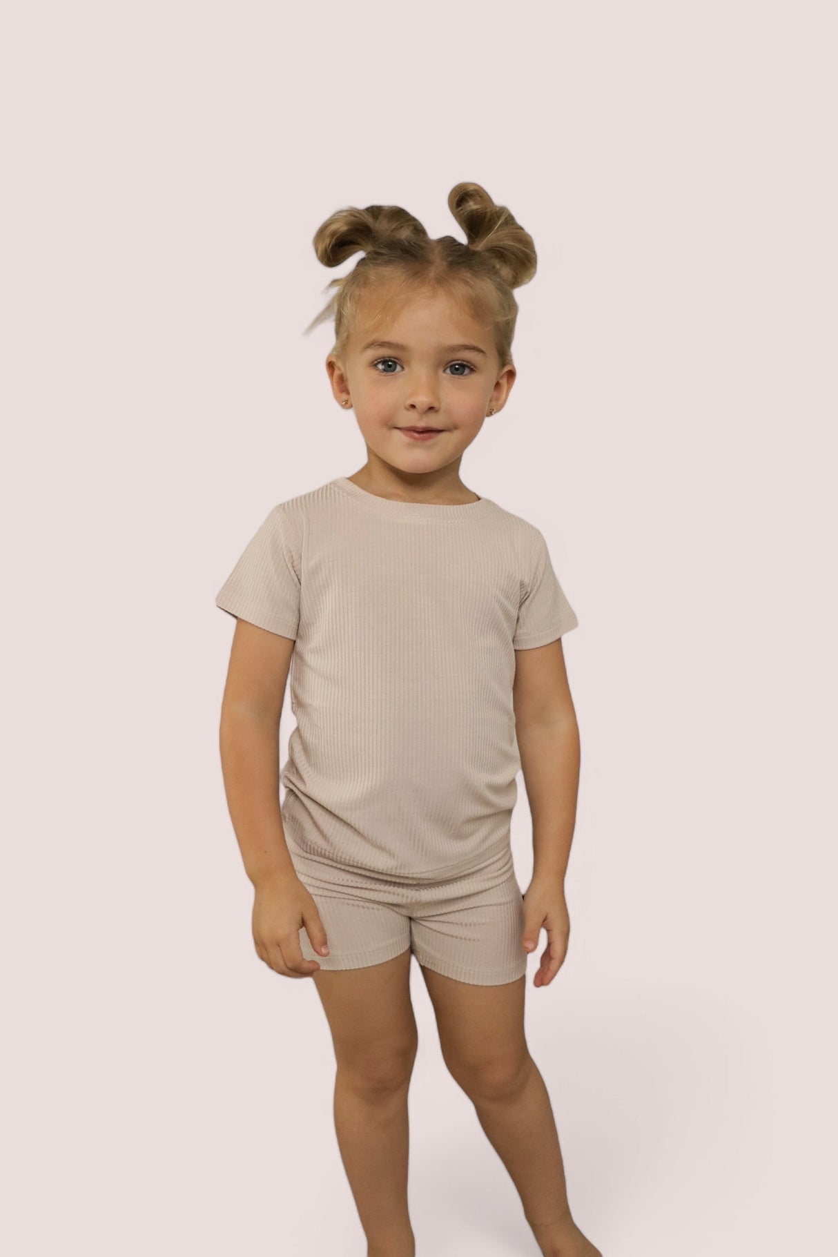 TOTALLY TAN RIB DREAM SHORT SET from DREAM BIG LITTLE CO