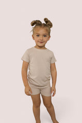 TOTALLY TAN RIB DREAM SHORT SET from DREAM BIG LITTLE CO