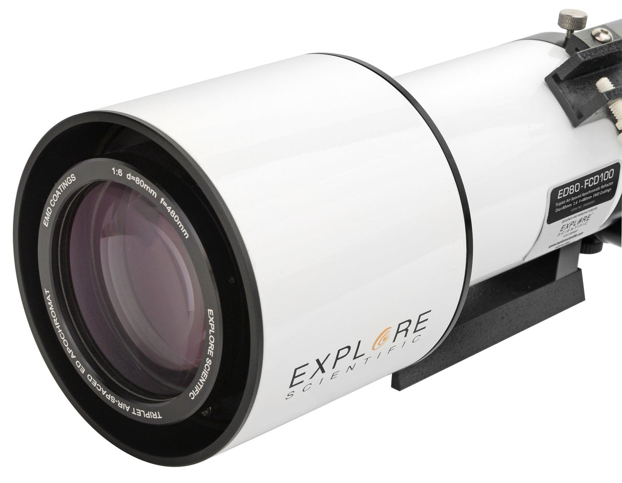 Explore Scientific ED80-FCD100 Series Air-Spaced Triplet Refractor Telescope - FCD100-0806-02 from Explore Scientific