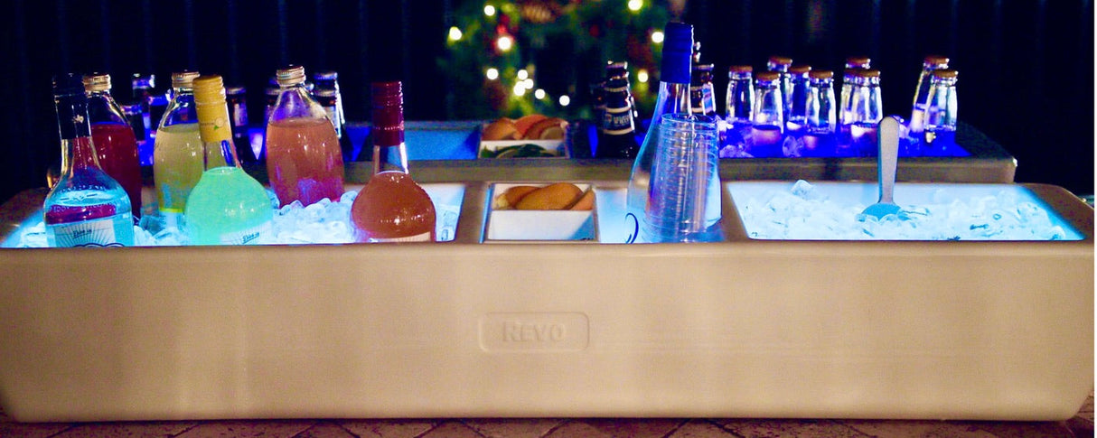 REVO Party Barge Cooler™ | Greige Mist From REVO COOLERS, LLC