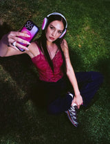 Hot Pink Aura iPhone Case from Wildflower Cases