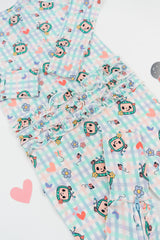 Dream Big Little Co x CoComelon SPRINGTIME MELON DREAM RUFFLE ROMPER from DREAM BIG LITTLE CO