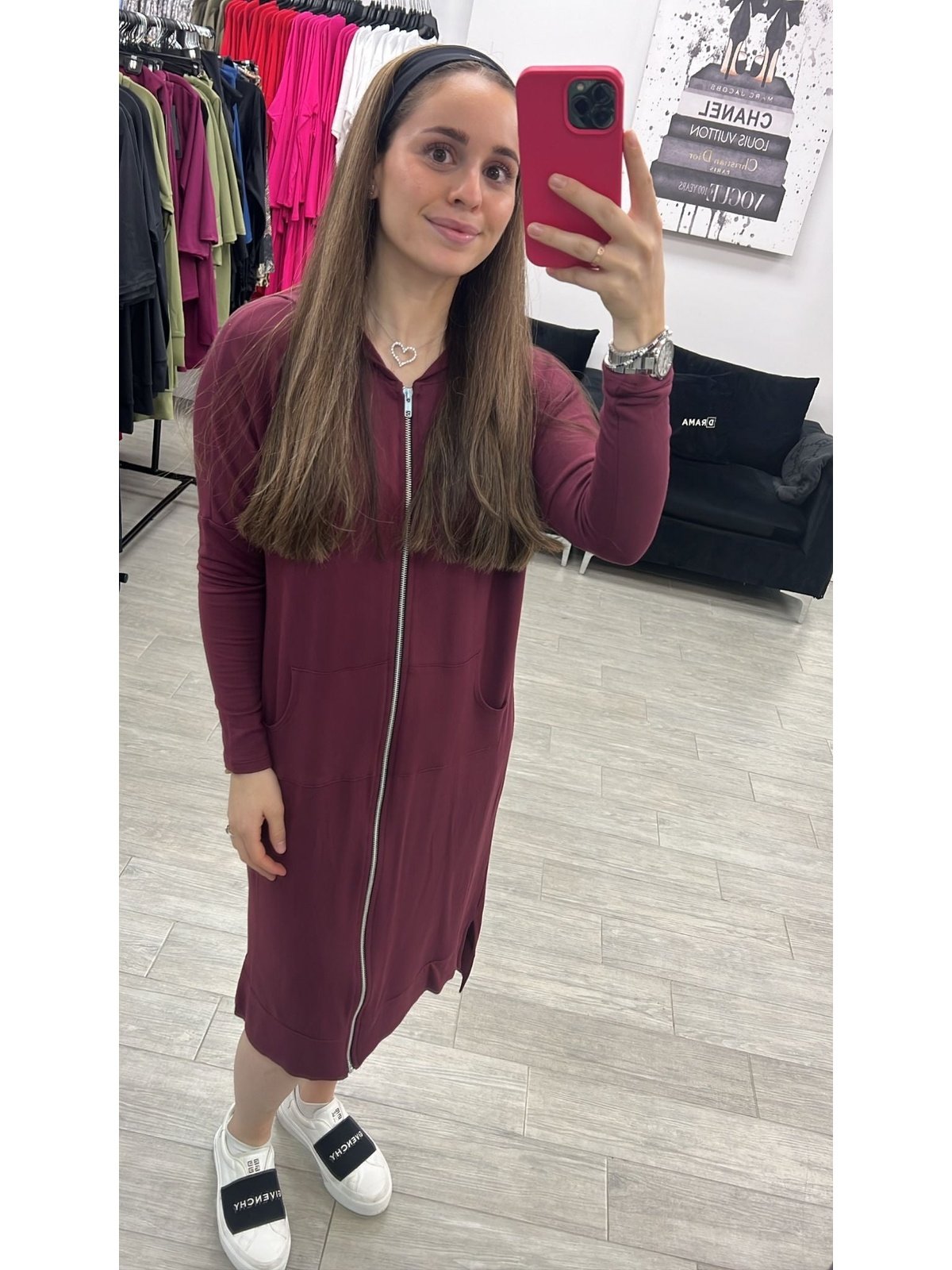 Easy Zip up Dress From Drama NYC Plus