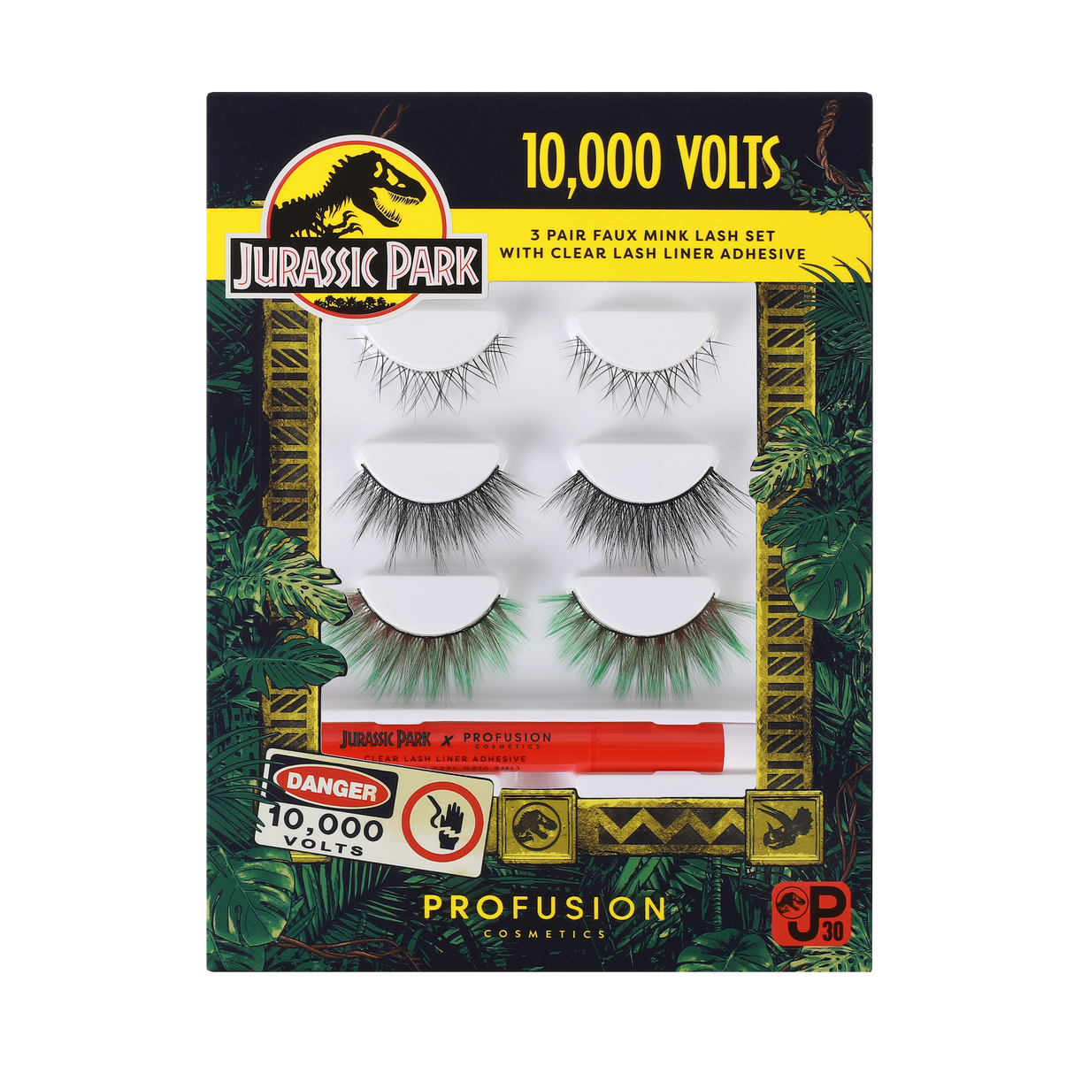 Jurassic Park | 10,000 Volts Faux Mink Lash Set from Profusion Cosmetics