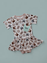 EXCLUSIVE PUP CUPS DREAM BODYSUIT DRESS from DREAM BIG LITTLE CO