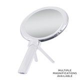 Handheld Mirror for Makeup with Magnifications & Stand from Zadro