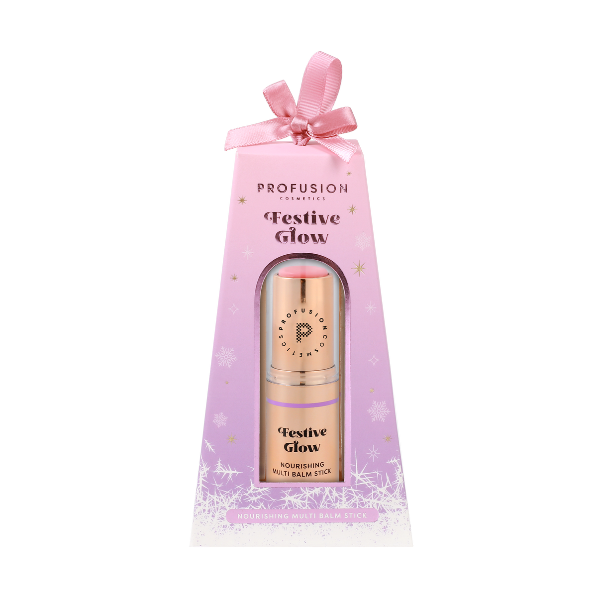 Frosted Snow Sparkle | Festive Glow Nourishing Multi Balm Stick from Profusion Cosmetics