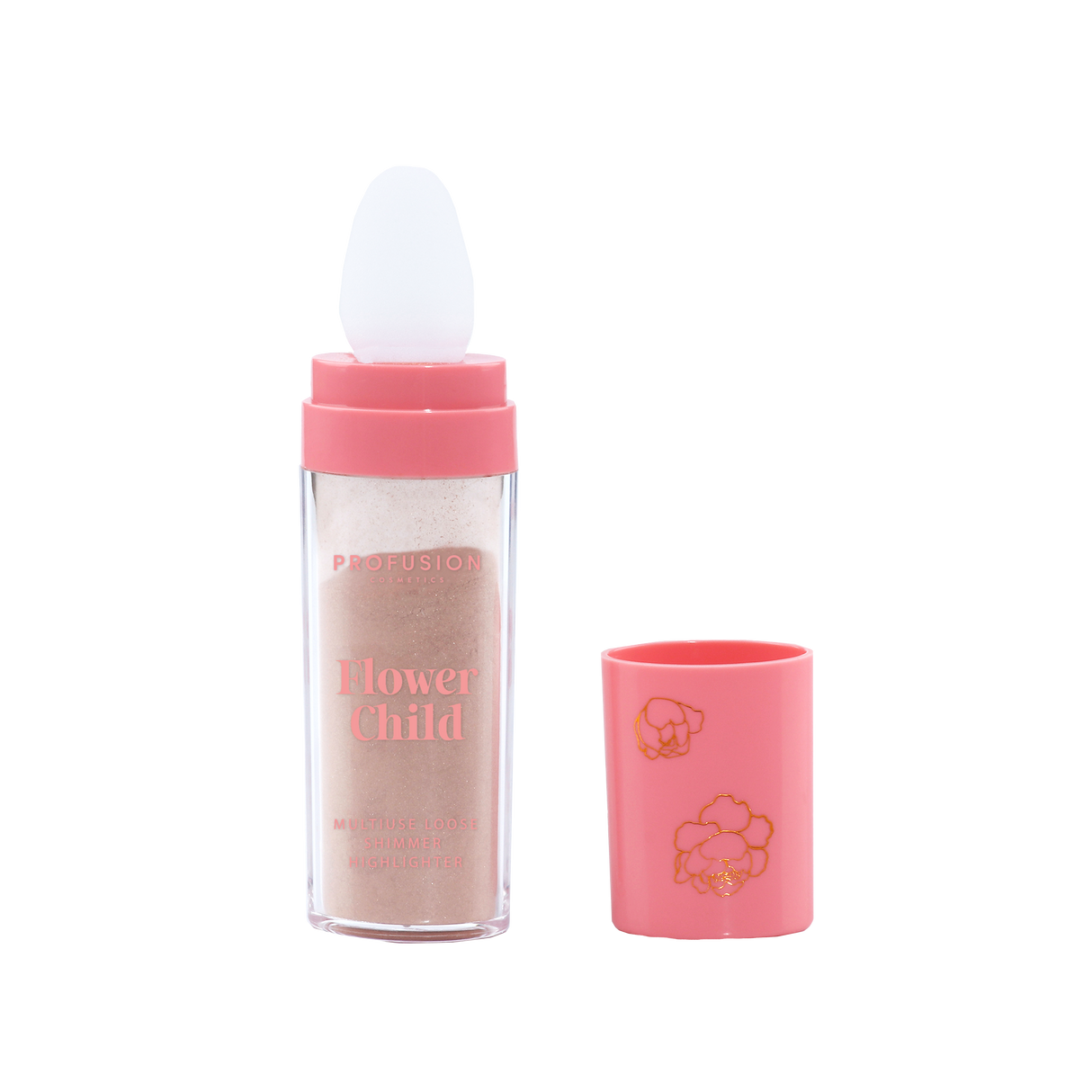 Petal Perfect |Flower Child Multi-Use Loose Shimmer Highlighter from Profusion Cosmetics