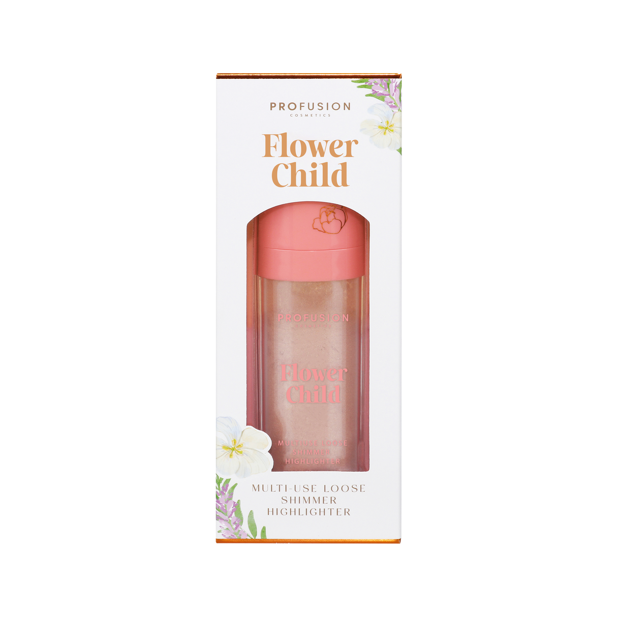 Petal Perfect |Flower Child Multi-Use Loose Shimmer Highlighter from Profusion Cosmetics