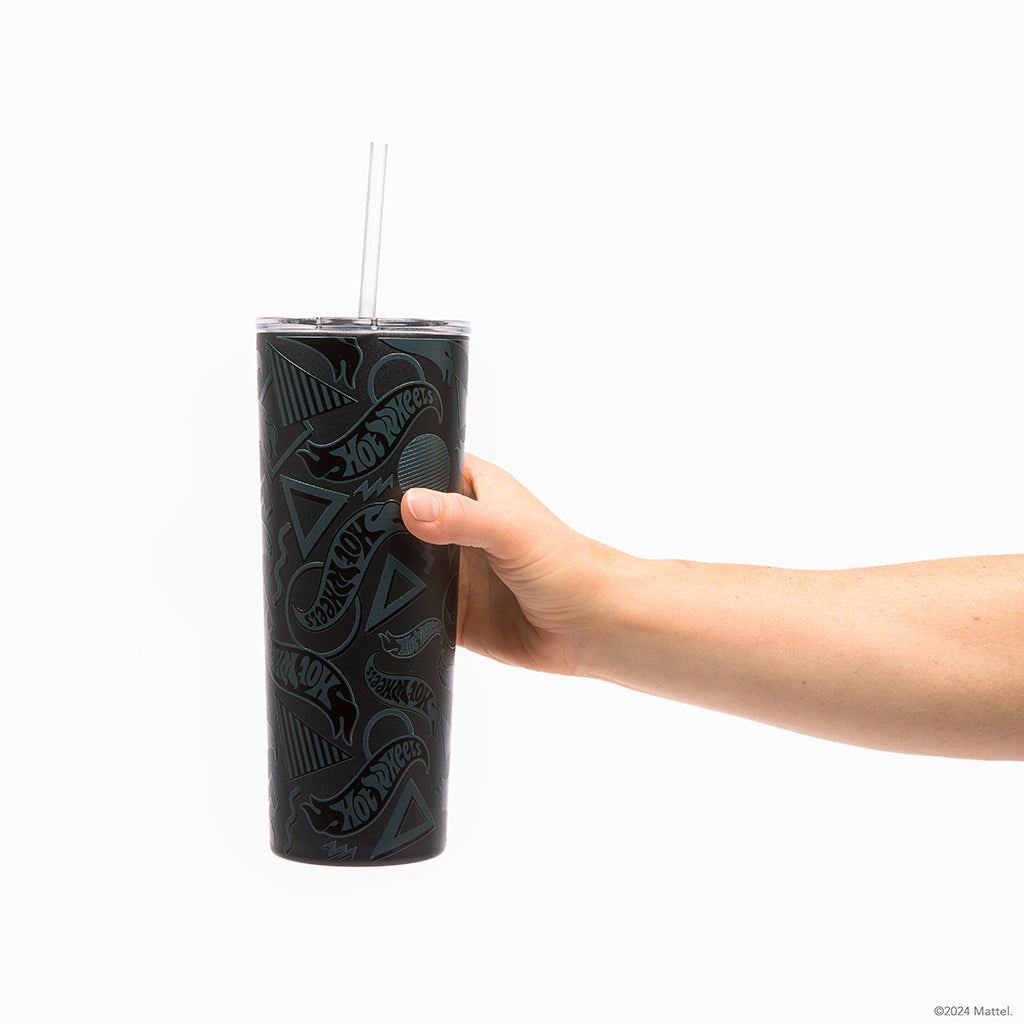Hot Wheels™ Finish Line Tumbler - 24 oz from Dragon Glassware