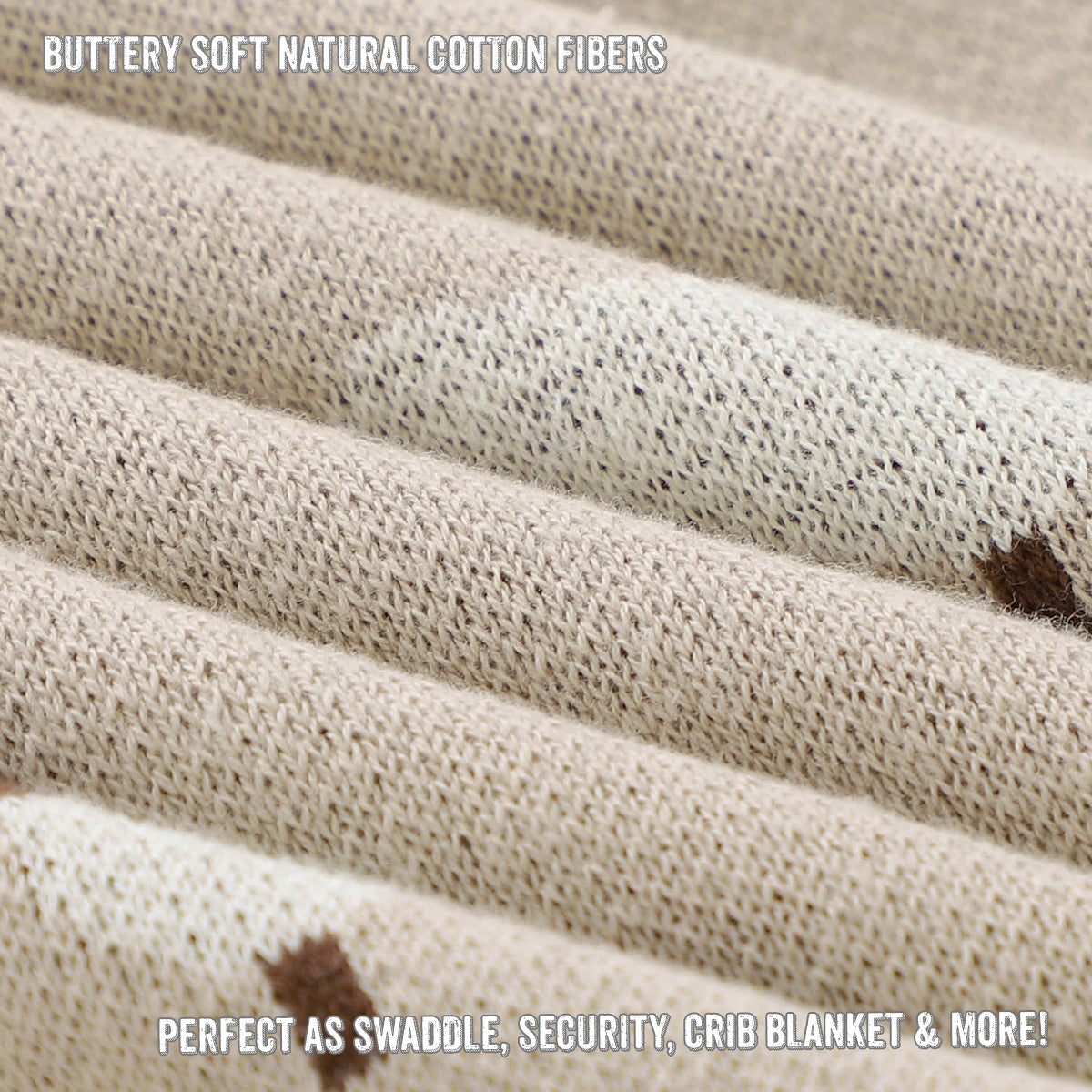 Sheep Knit Receiving Baby Blanket from Bleu La La