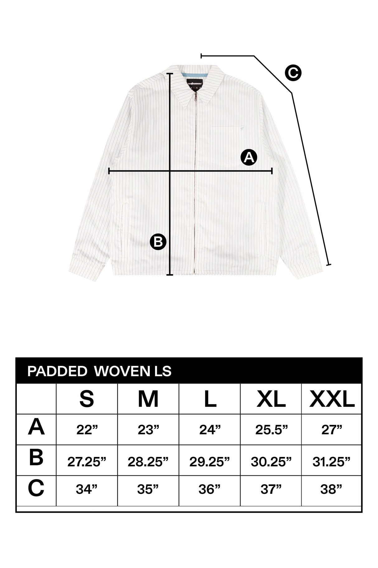 Padded LS Zip-Up from The Hundreds