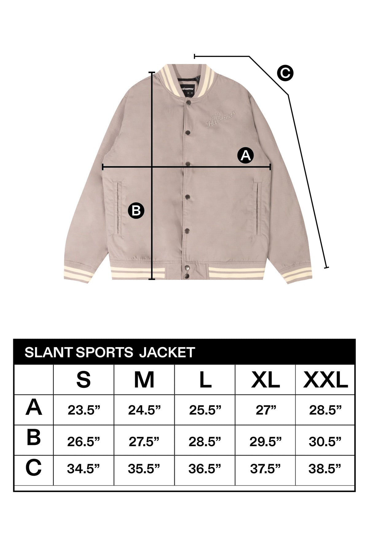 Slant Sports Jacket from The Hundreds