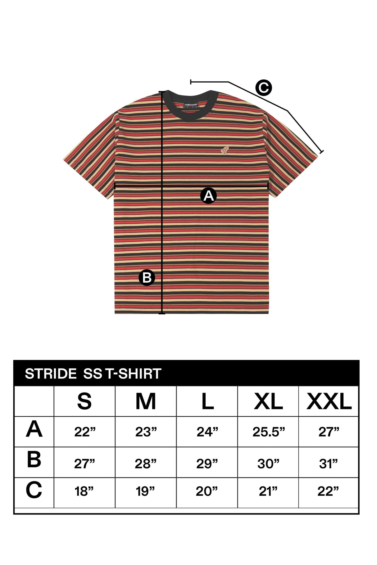 Stride SS T-Shirt from The Hundreds