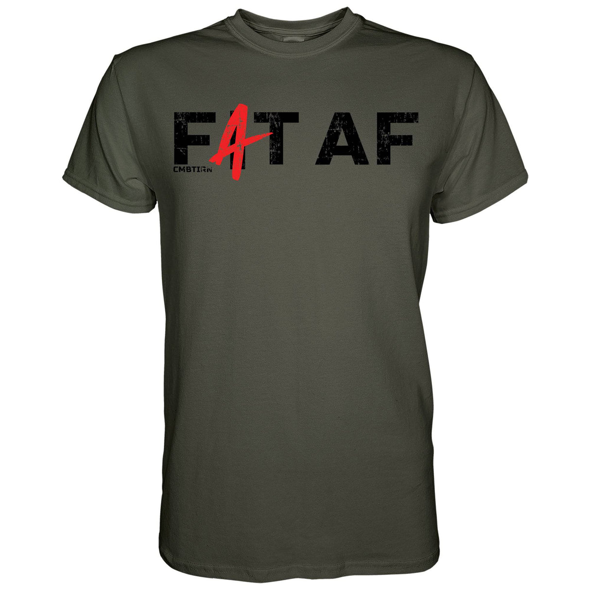 Fat [Fit] AF Men's T-Shirt From Combat Iron Apparel
