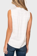 Cameron Day Top with Crochet Trim from Gibsonlook