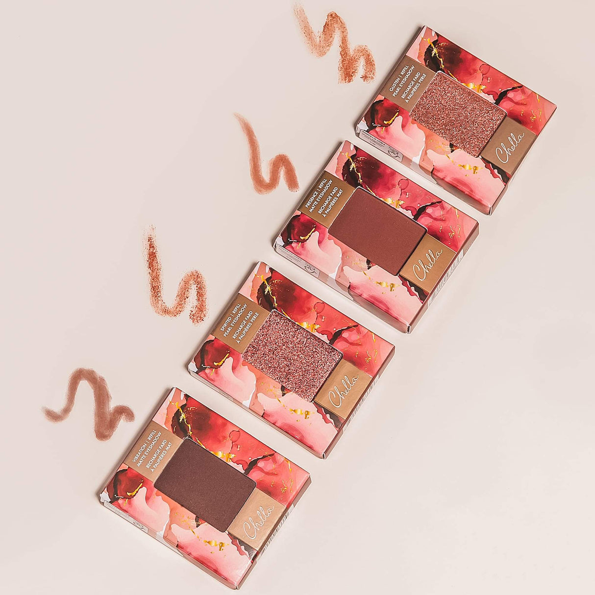 eyeshadow refill presence matte - medium brown from Chella