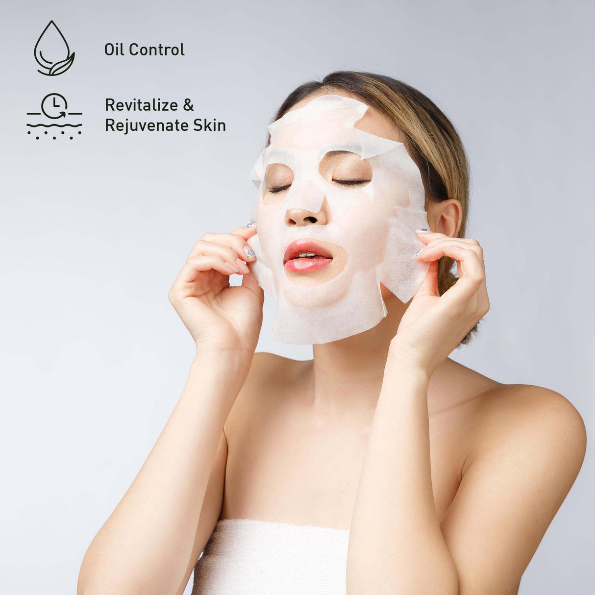 Oil Control Tea Tree Sheet Mask from Pursonic