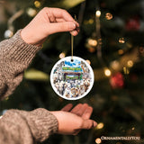 Artistic San Diego Zoo Classic Handcrafted Ornament, California State Ceramic Souvenir and Tree Decor from OrnamentallyYou