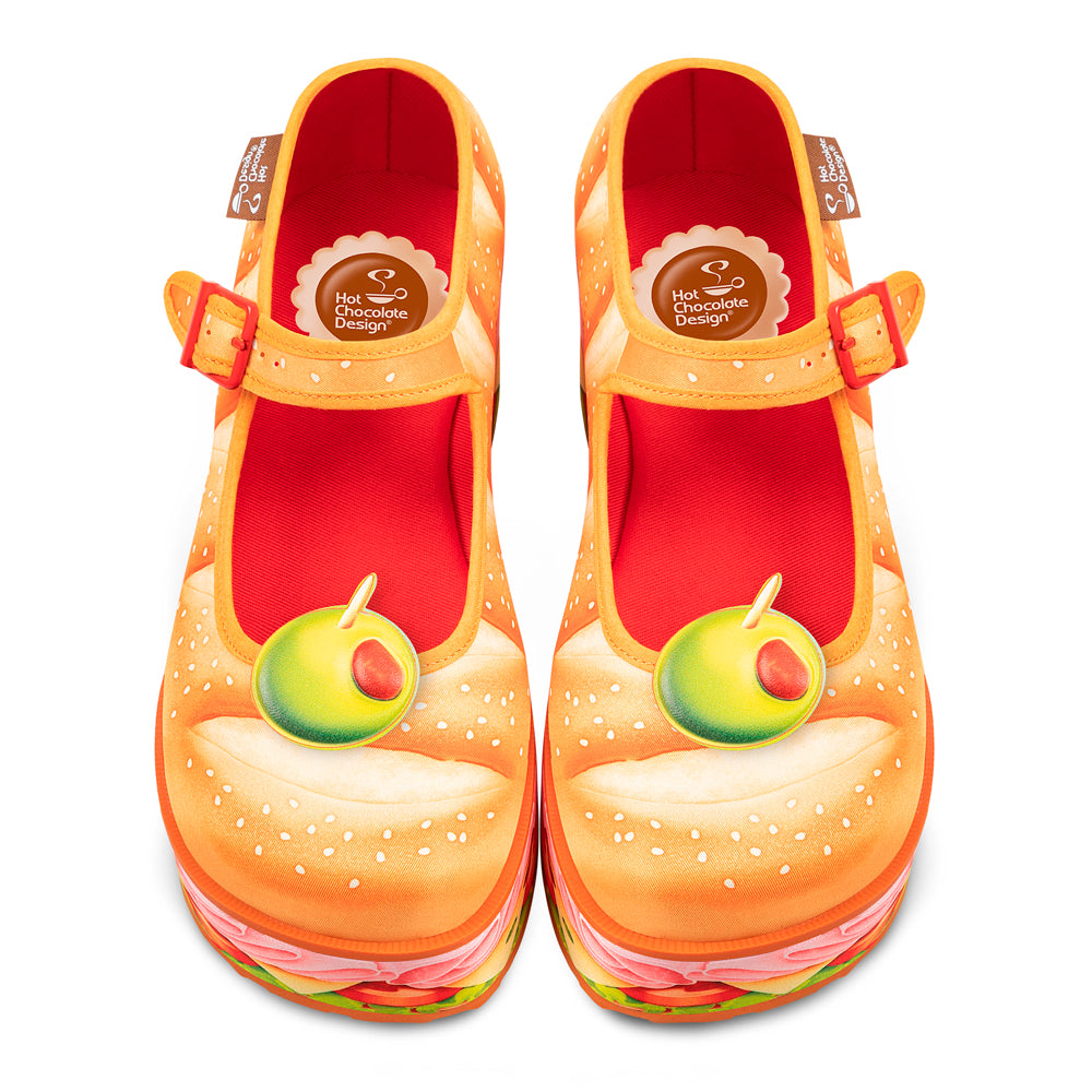 Chocolaticas® Footlong Women's Mary Jane Platform from Hot Chocolate Design