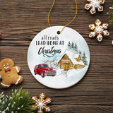 All Roads Lead Home at Christmas Ornament from OrnamentallyYou