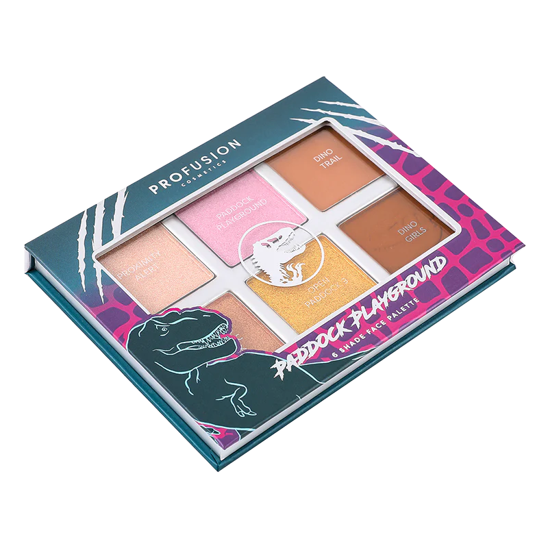 Jurassic World | Paddock Playground Face Palette from Profusion Cosmetics