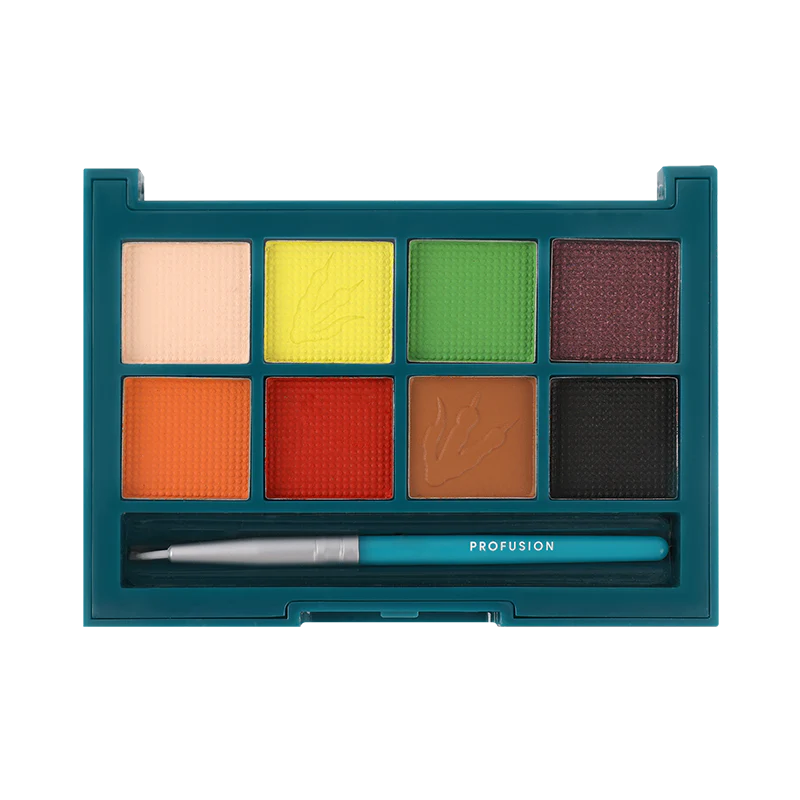 Jurassic World | Land.Sea.Air Water Activated Liner Palette from Profusion Cosmetics