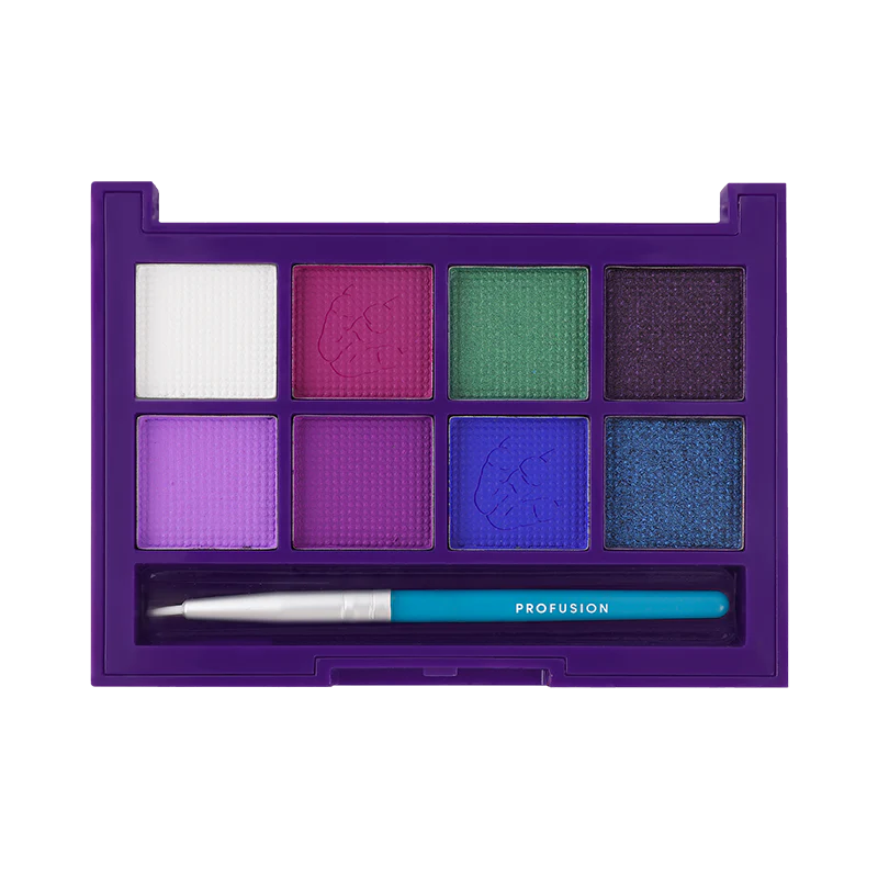 Jurassic World | Land.Sea.Air Water Activated Liner Palette from Profusion Cosmetics