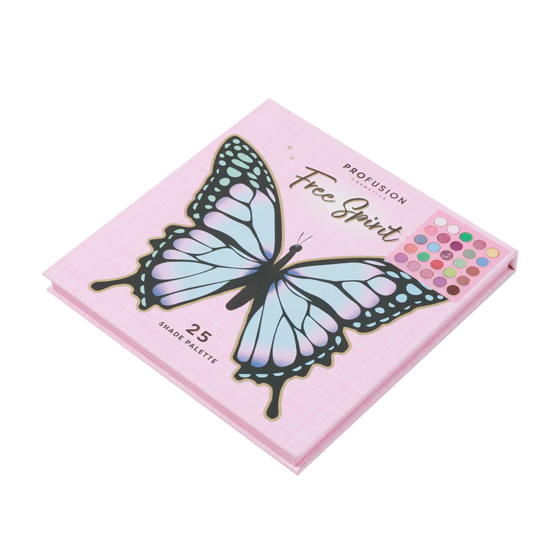 Empowered Butterfly | Free Spirit 25-Shade Palette from Profusion Cosmetics