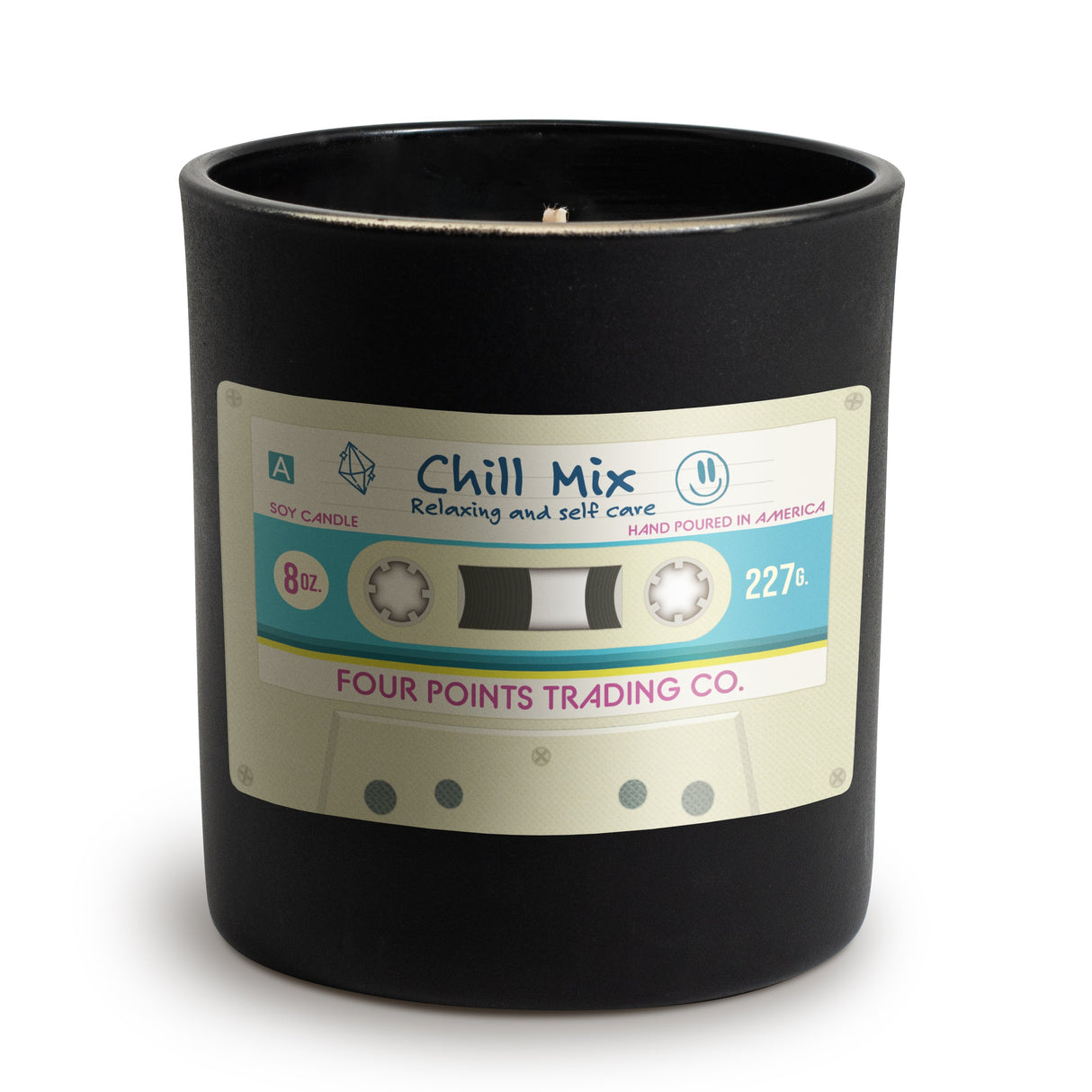 Chill Mix 8oz Soy Candle from Four Points Trading Co.