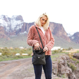 Foldover Crossbody Clutch from Lifetime Leather Co.